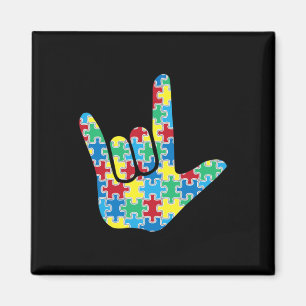 Imán Amor Rótulo Autismo Conciencia