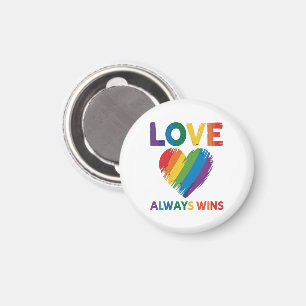 Imán Amor Siempre Gana LGBT