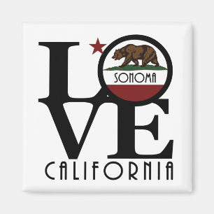 Imán AMOR Sonoma California