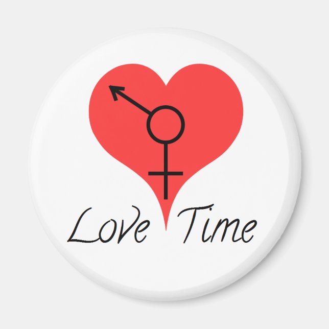 Imán amor time (Frente)