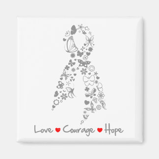 Imán Amor Valor Esperanza Mariposa - Cáncer de Cerebro