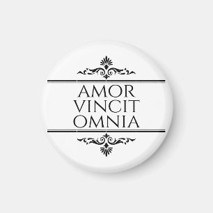 Imán Amor Vincit Omnia - El amor conquista a todos