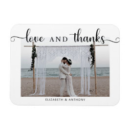 Imán Amor y agradecimiento Boda de fotos Moda simple el