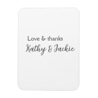 Amor y agradecimiento pareja nombre boda simple mí