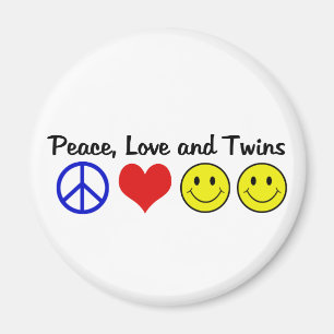 Imán Amor y gemelos de la paz