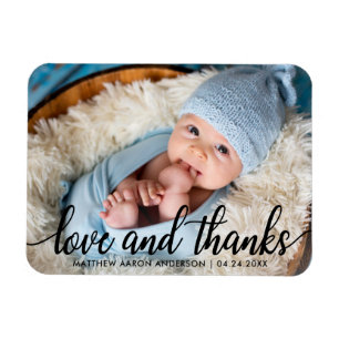 Imán Amor y gracias modernos del recién nacido de la