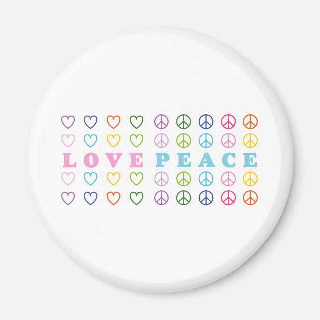 Imán Amor y paz (Frente)