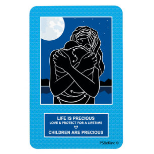 Imán Amor y protección 1_imán flexible 4"x6"