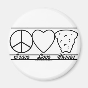 Imán Amor y queso de la paz