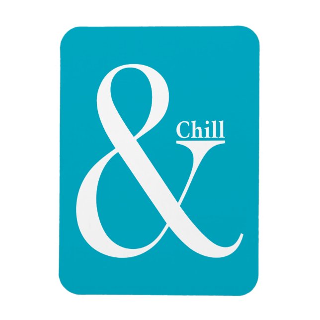 Imán Ampersand Chill (Vertical)