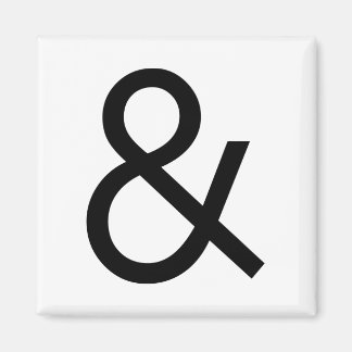 Imán Ampersand - Negro