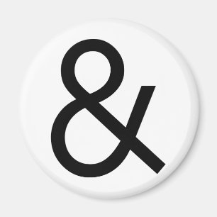 Imán Ampersand - Negro