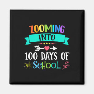 Imán Ampliación A 100 Días De Regalo De Maestros Escola