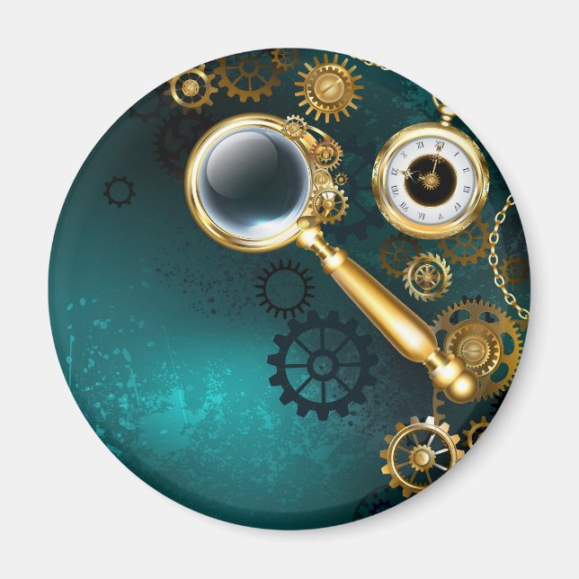 Imán Ampliador en estilo Steampunk (Frente)