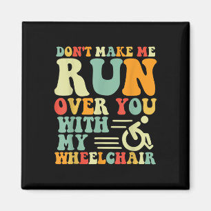 Imán Amputee Fun Wheelchair Carreras Bysketbyll Handica