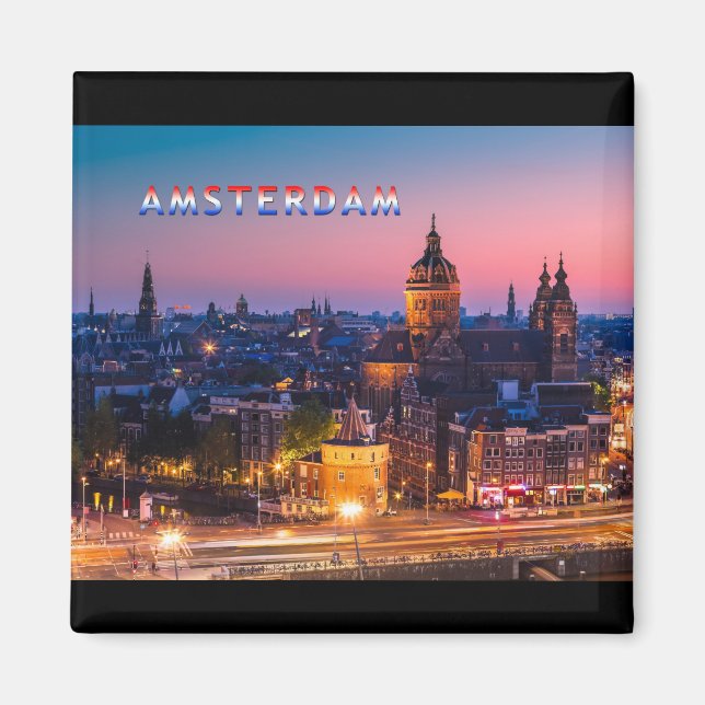 Imán Amsterdam 003B (Frente)