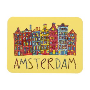 Imán Ámsterdam En Mosaico