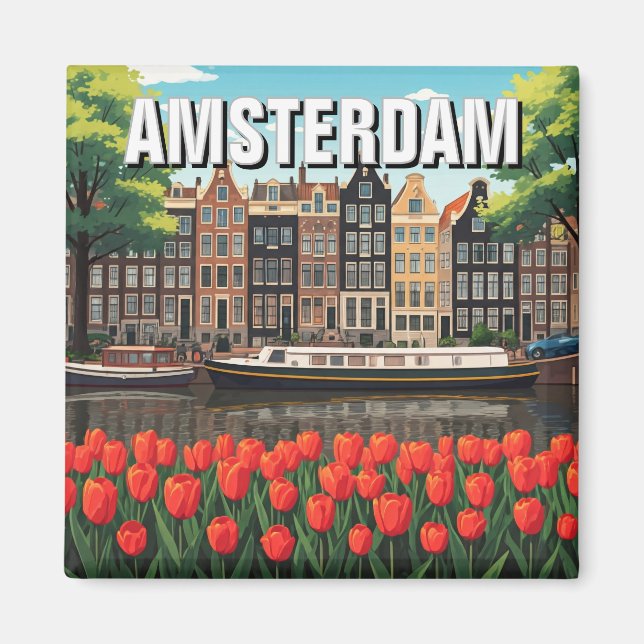 Imán Ámsterdam Países Bajos (Frente)