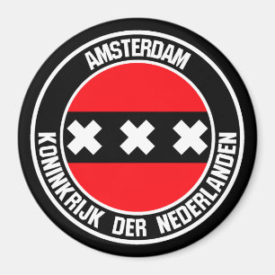 Imán Ámsterdam Round Emblem