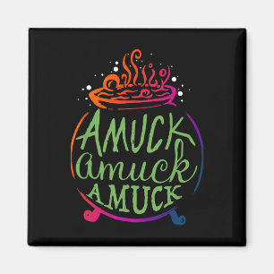 Imán Amuck Amuck Amuck Fun Witch Halloween Regalo