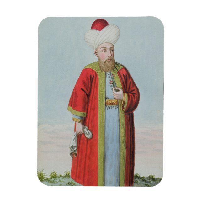 Imán Amurath (Murad) II (1404-51) Sultán 1421-51, de (Vertical)