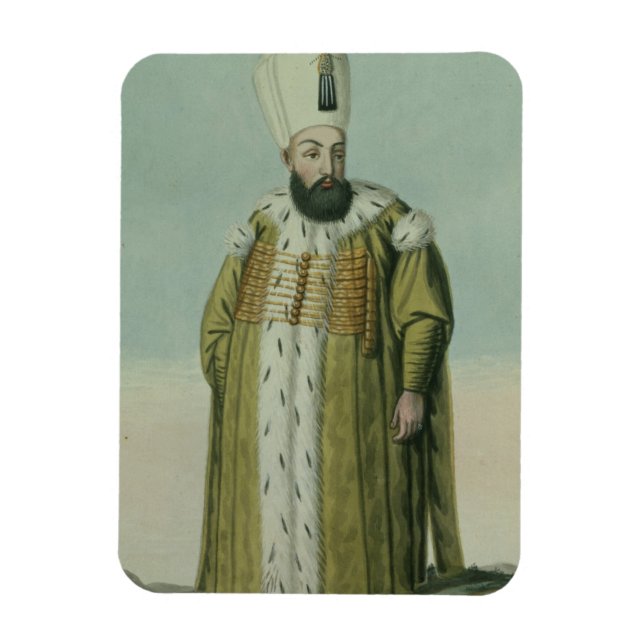 Imán Amurath (Murad) III (1546-95) Sultán 1574-95, de (Vertical)