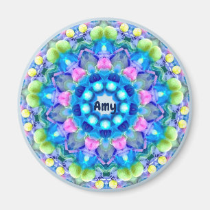 Imán AMY ~ Fractal del patrón personalizado de Pascua ~