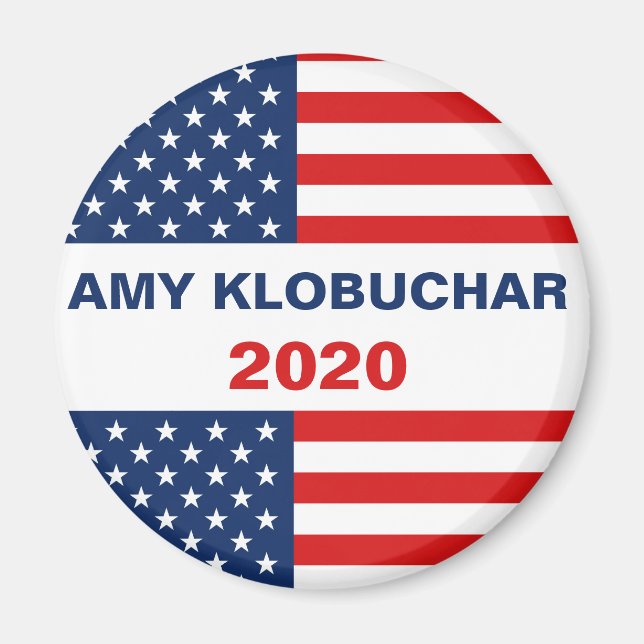 Imán Amy Klobuchar para presidente 2020 (Frente)