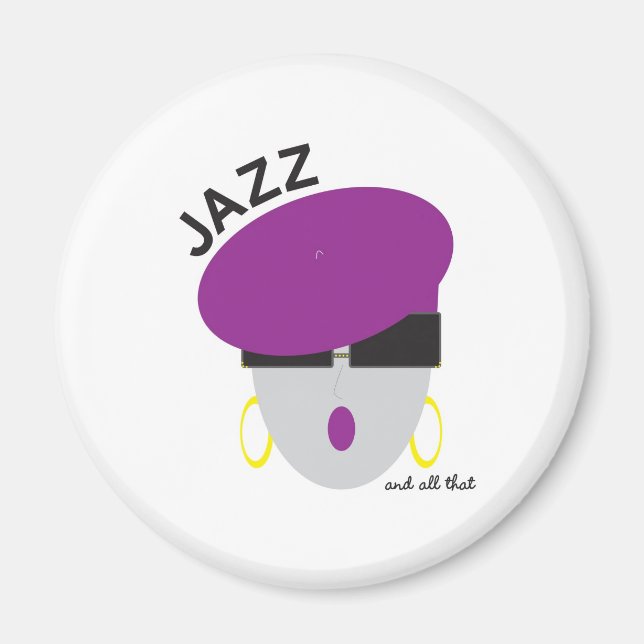 Imán AnabelNY "Jazz Magnet" (Frente)