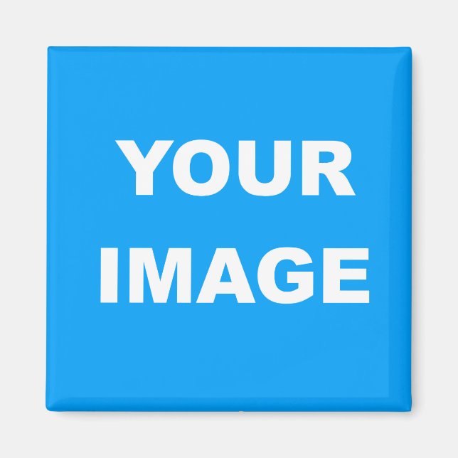 Imán Añadir el logotipo de imagen fotográfica (Frente)