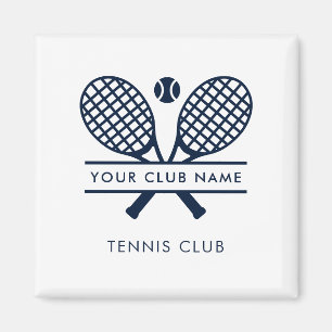 Imán Añadir el nombre del club Equipo de tenis a cualqu