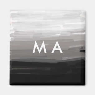 Imán Añadir monograma simple su nombre letra hombre min