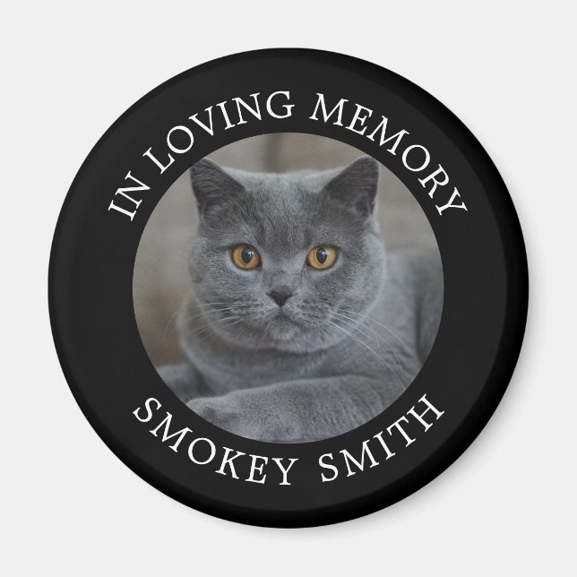 Imán Añadir su foto - Mascota Memorial (Frente)