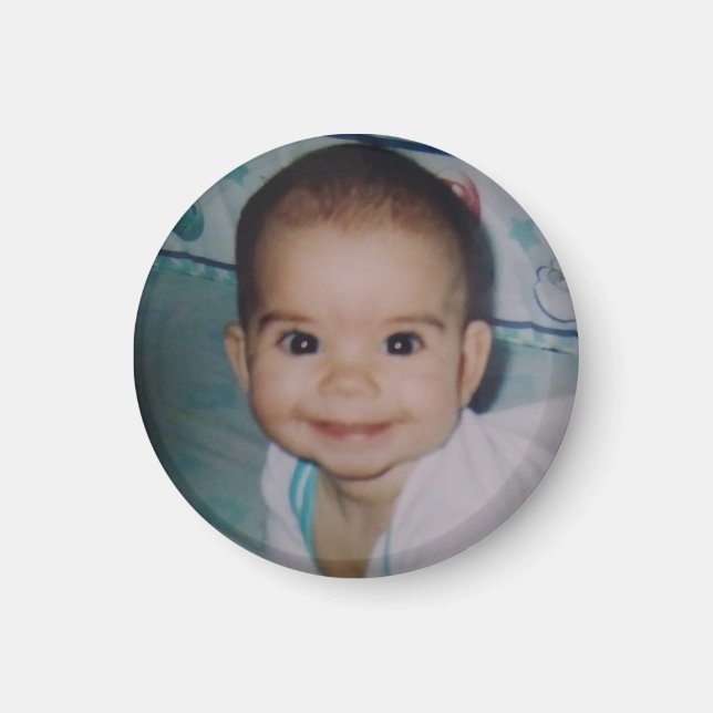 Imán Añadir su propia foto (Frente)