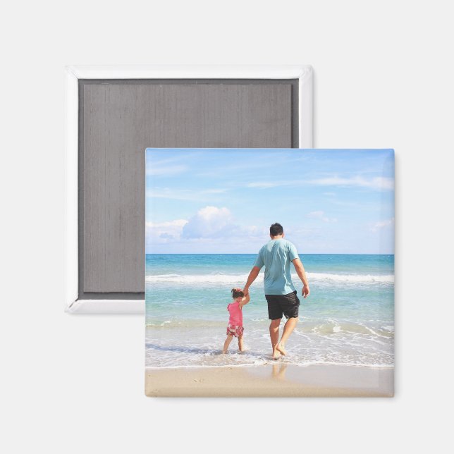 Imán Añadir su propia foto y/o texto (Anverso/Reverso)