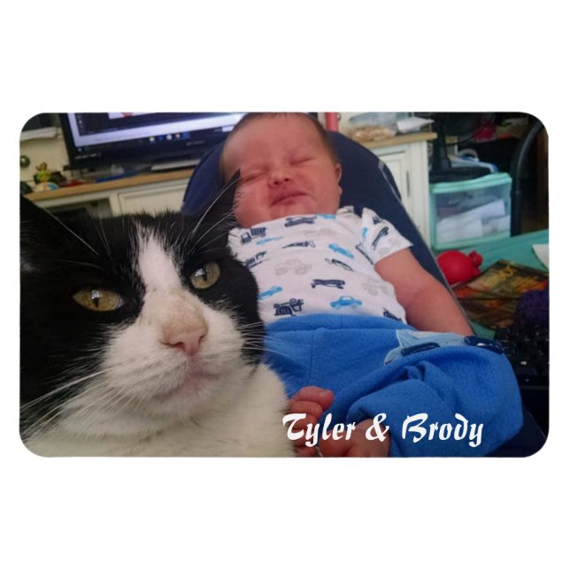 Imán Añadir tu foto favorita (Horizontal)