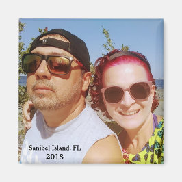 Imán Añadir tu pareja de destinos de viajes de imágenes