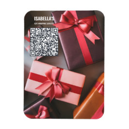 Imán Añadir un negocio de código QR fotográfico