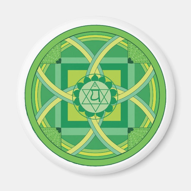 Imán Anahata chakra Mandala (Frente)