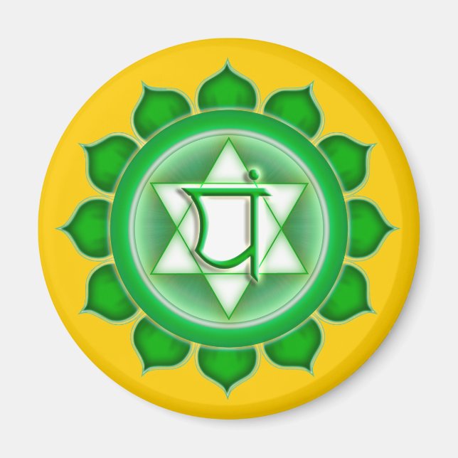Imán Anahata o Heart the 4th Chakra (Frente)