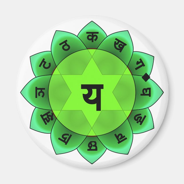 Imán Anahata The Heart Chakra (Frente)
