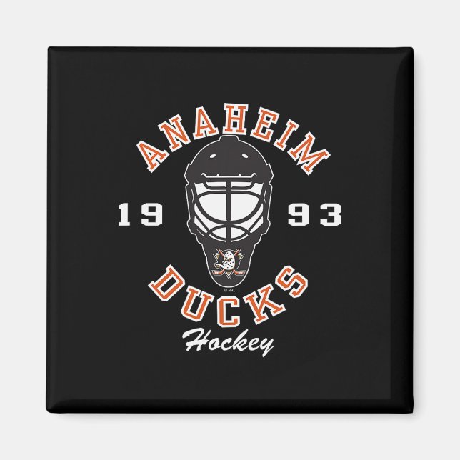 Imán Anaheim Ducks Hockey Mask Black Officially License (Frente)