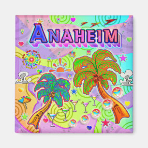 Imán Anaheim Vacation Target Magnet