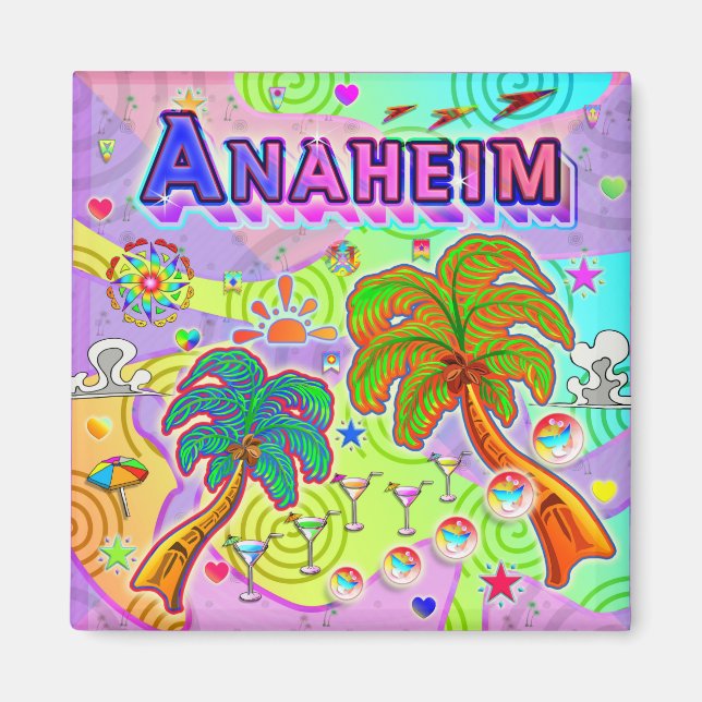 Imán Anaheim Vacation Target Magnet (Frente)