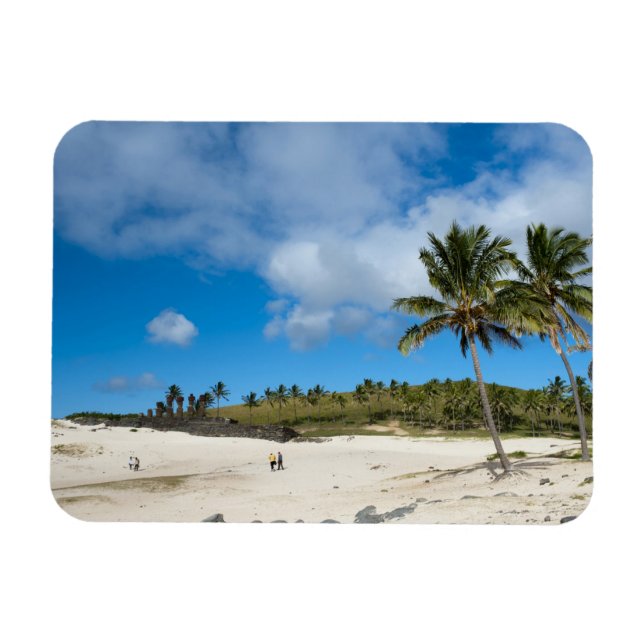 Imán Anakena, Rapa Nui, Isla de Pascua, Chile (Horizontal)