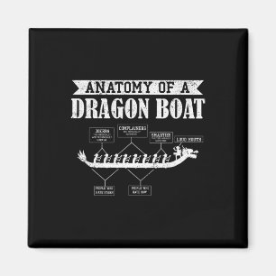 Imán Anatomía de las carreras de barcos dragón para ama