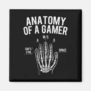 Imán Anatomía De Un Jugador - Juego De Videojuegos Love