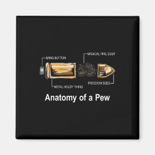 Imán Anatomía De Un Regalo De Caza De Regalos De Bullet