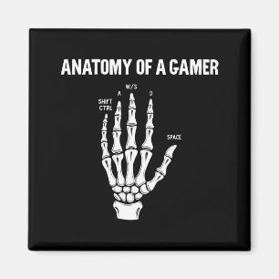 Imán Anatomía De Una Mano De Esqueleto De Jugador
