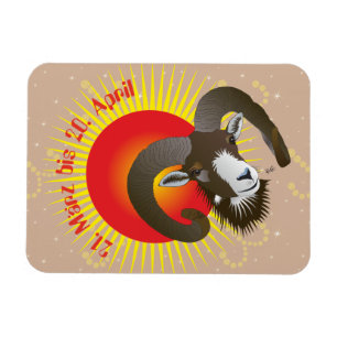 Imán Ancha 21. März bis 20. April Premium Flexi Magnet